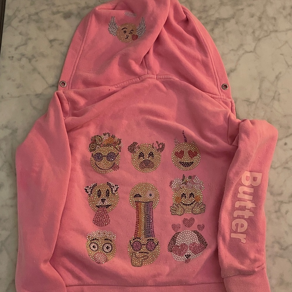 Light pink Butter Sweatshirt - Size Medium 7-14 years